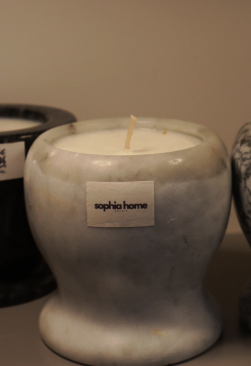 Candle Mármol White